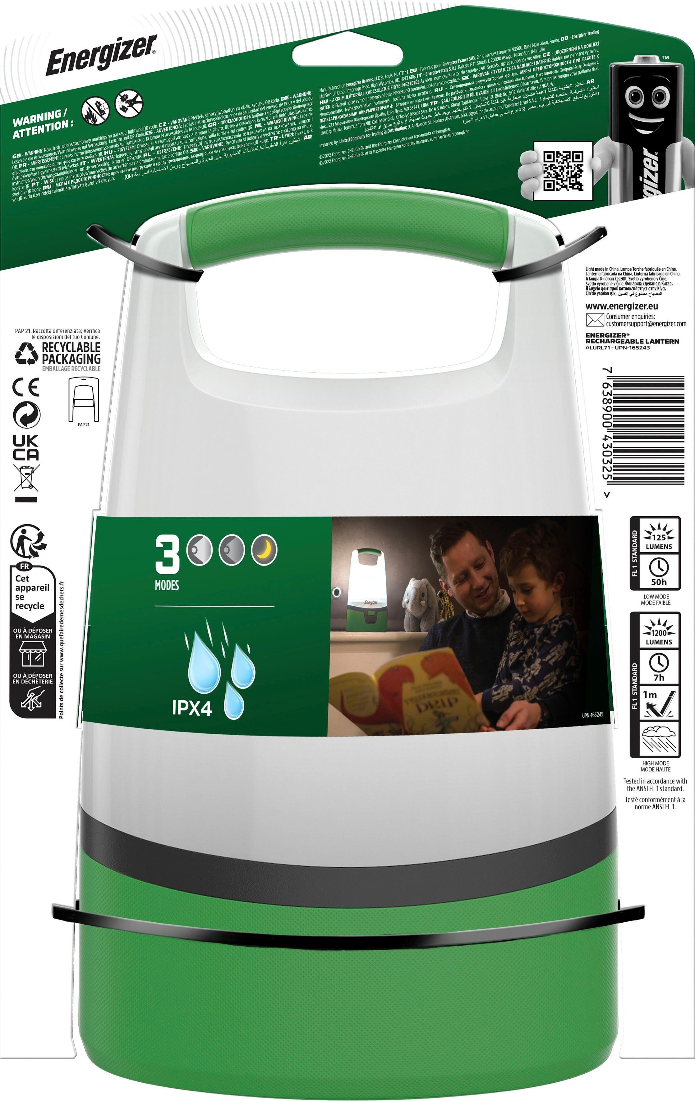 Energizer Laterne Camping Light Rechargeble, Camping Licht/Lampe, wiederauf günstig online kaufen