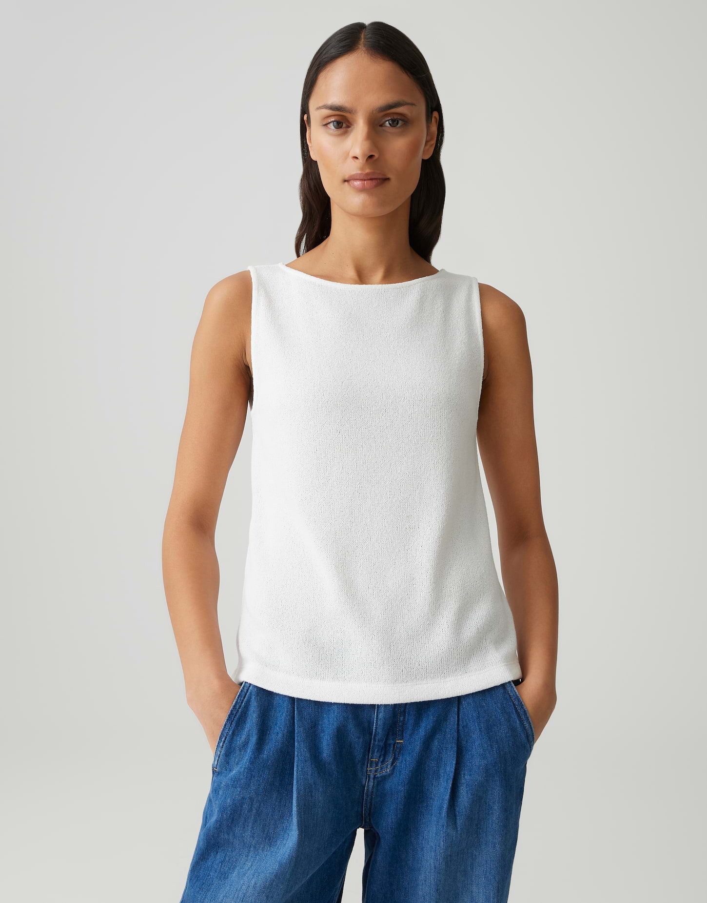 OPUS Shirttop ILONKA Loose in edler Strickoptik
