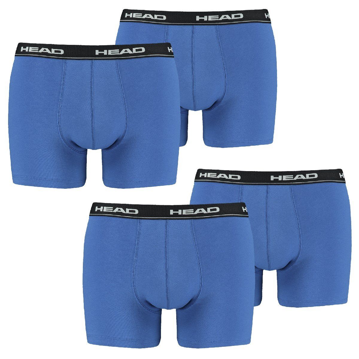 black 4 Boxershorts Pack Head 021 (4-St., er 4er-Pack) blue Boxer - /
