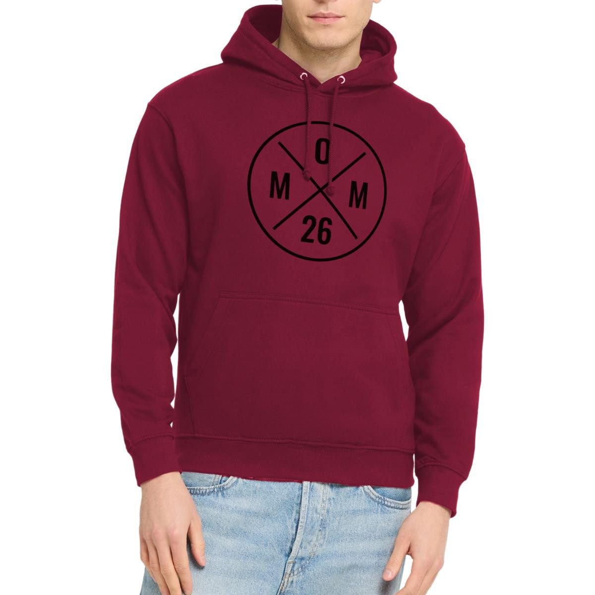 Spreadshirt Hoodie Mom 2026 Modernes Mama Logo Schwangerschaft Unisex Hoodie (1-tlg)