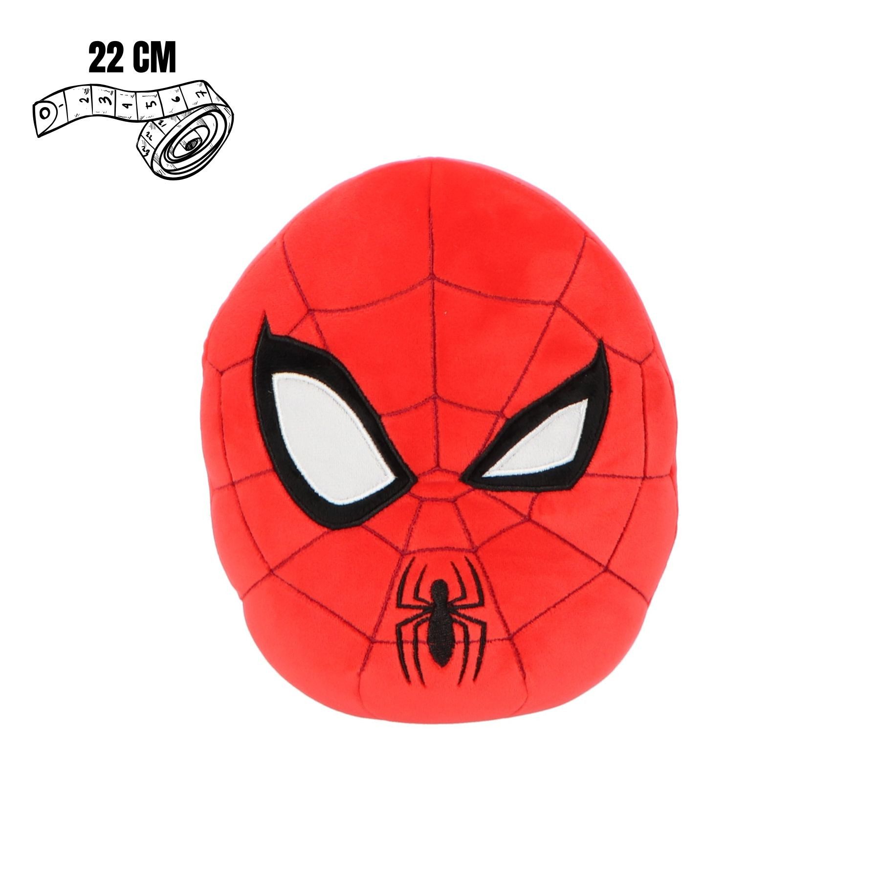 Spiderman Plüschfigur Squishy Rot 22 cm weiche Softfigur zum Spielen Entspannen