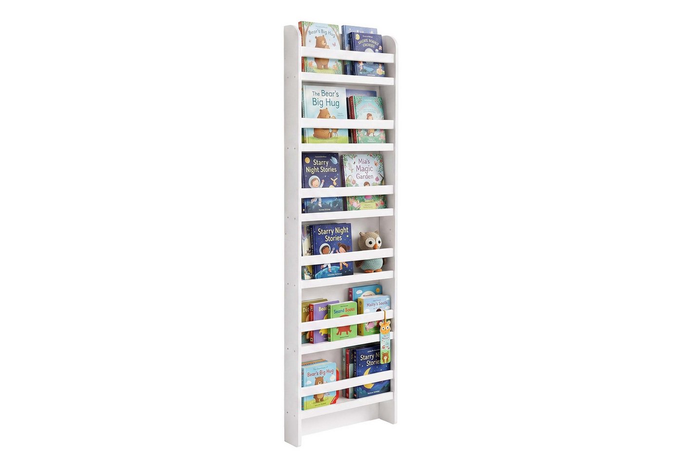 relaxdays Kinderregal Bücherregal Kinder 2 m, 1-tlg.