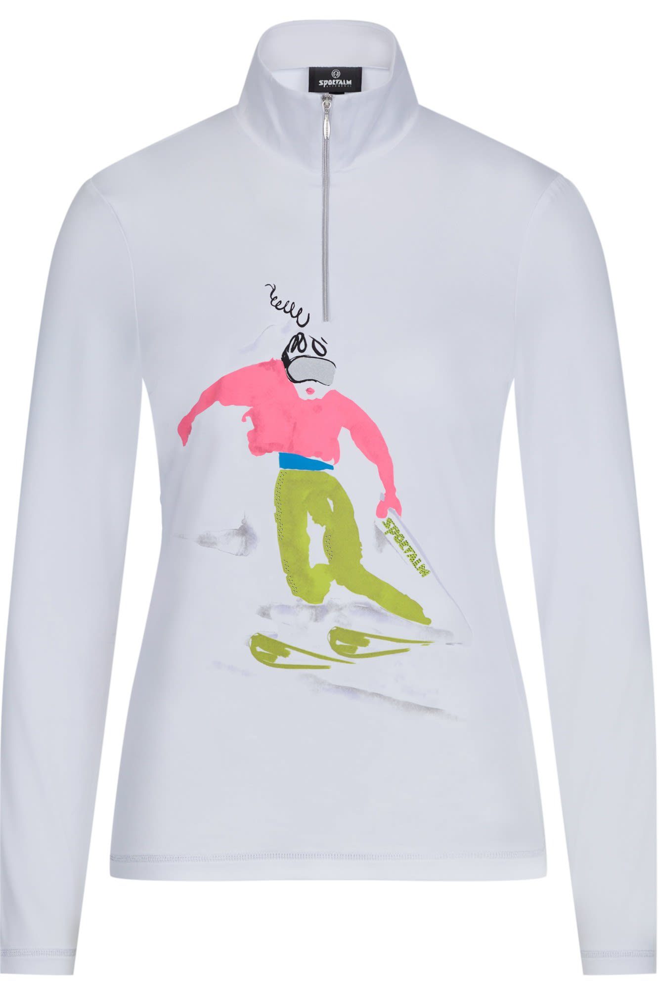 Langarmshirt Damen Optical 4 Baselayer Kitzbühel W Sportalm Ski White Sportalm Langarm-Shirt