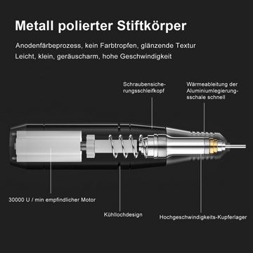 Bettizia Maniküre-Pediküre-Set Pediküre Elektrische Nagelfräser Maniküre Nagelfeile Fußpflegegerät