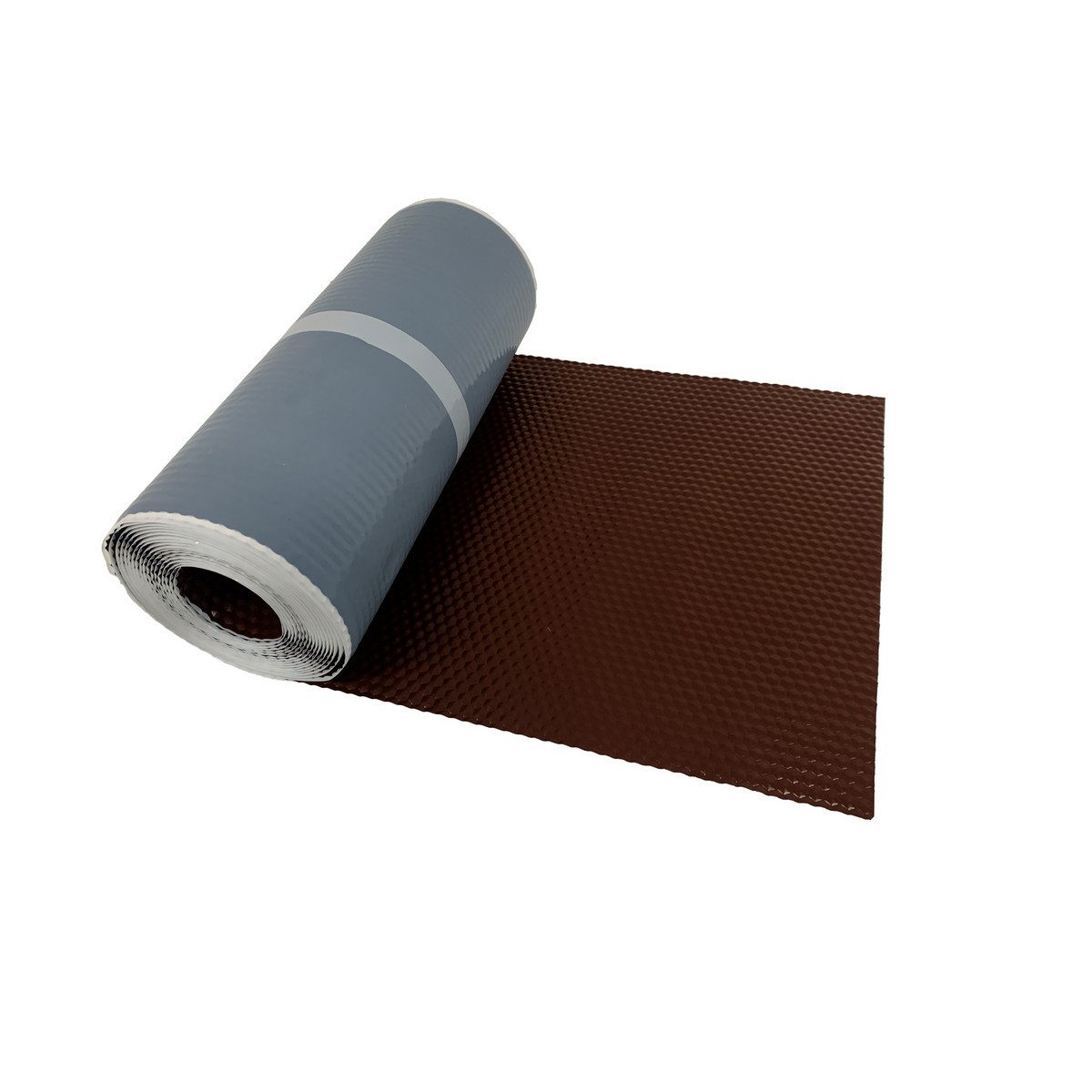 Onduline Dachbahn Onduline Anschlussband Hyperflex Blei 30 cm - Länge 5 m, (1-St), Farbe: braun - selbstklebend, extrem reißfest und dehnbar