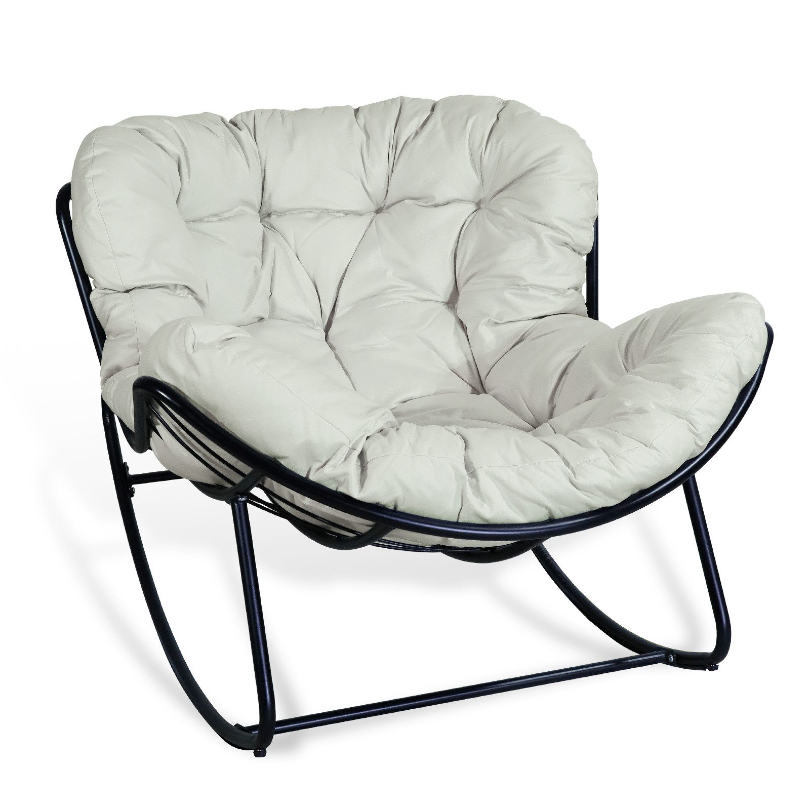 CCLIFE Schaukelsessel Schaukelstuhl Schaukelsessel Relaxstuhl Belastbarkeit günstig online kaufen