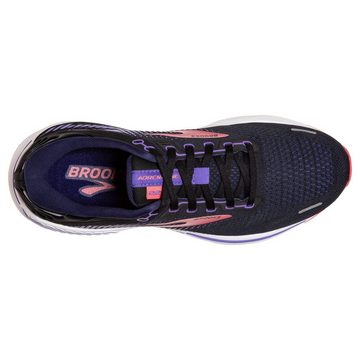 Brooks Adrenaline GTS 22 Damen Laufschuh Black/Purple/Coral Laufschuh