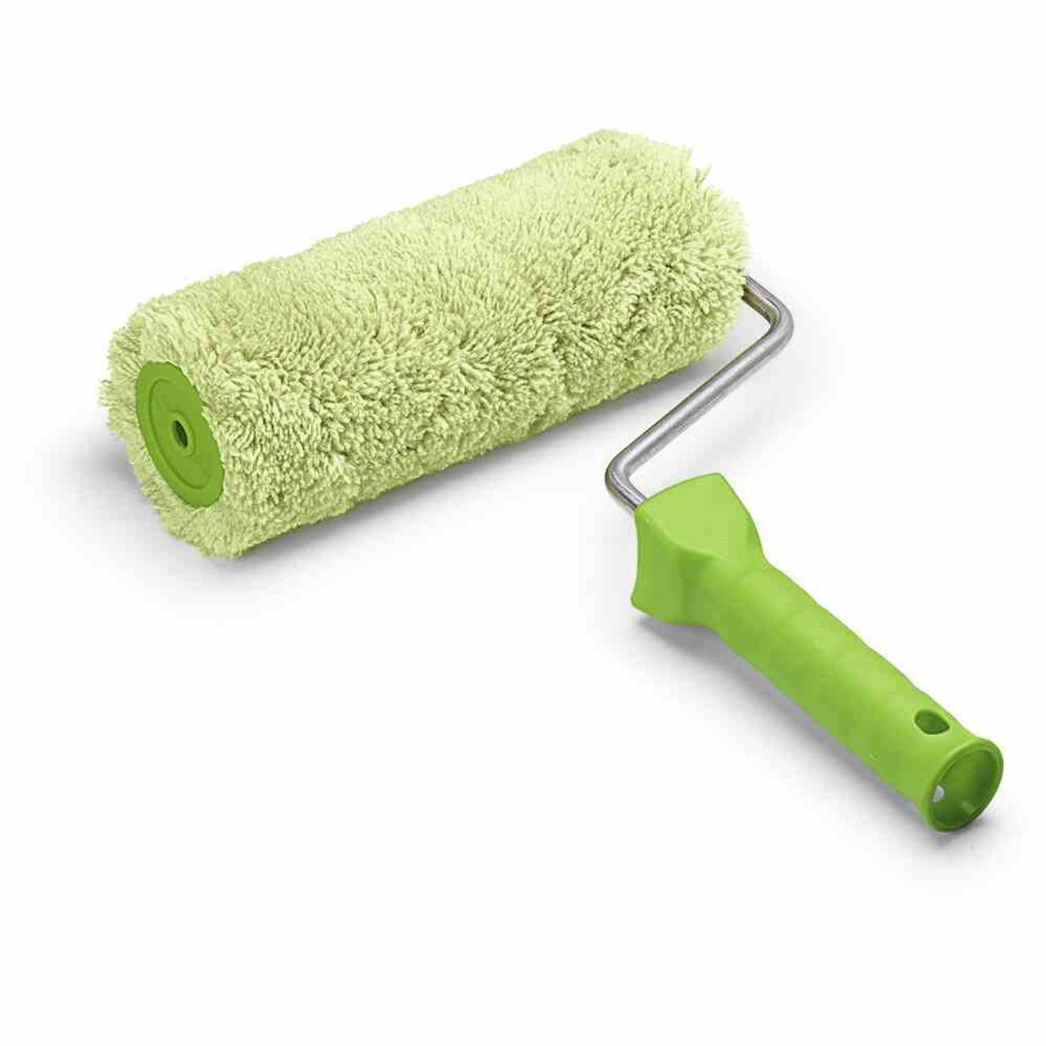 Nölle Farbroller Malerwalze Lammplüsch 25 cm Komplett-Roller Ø 48 mm, Florhöhe 18 mm