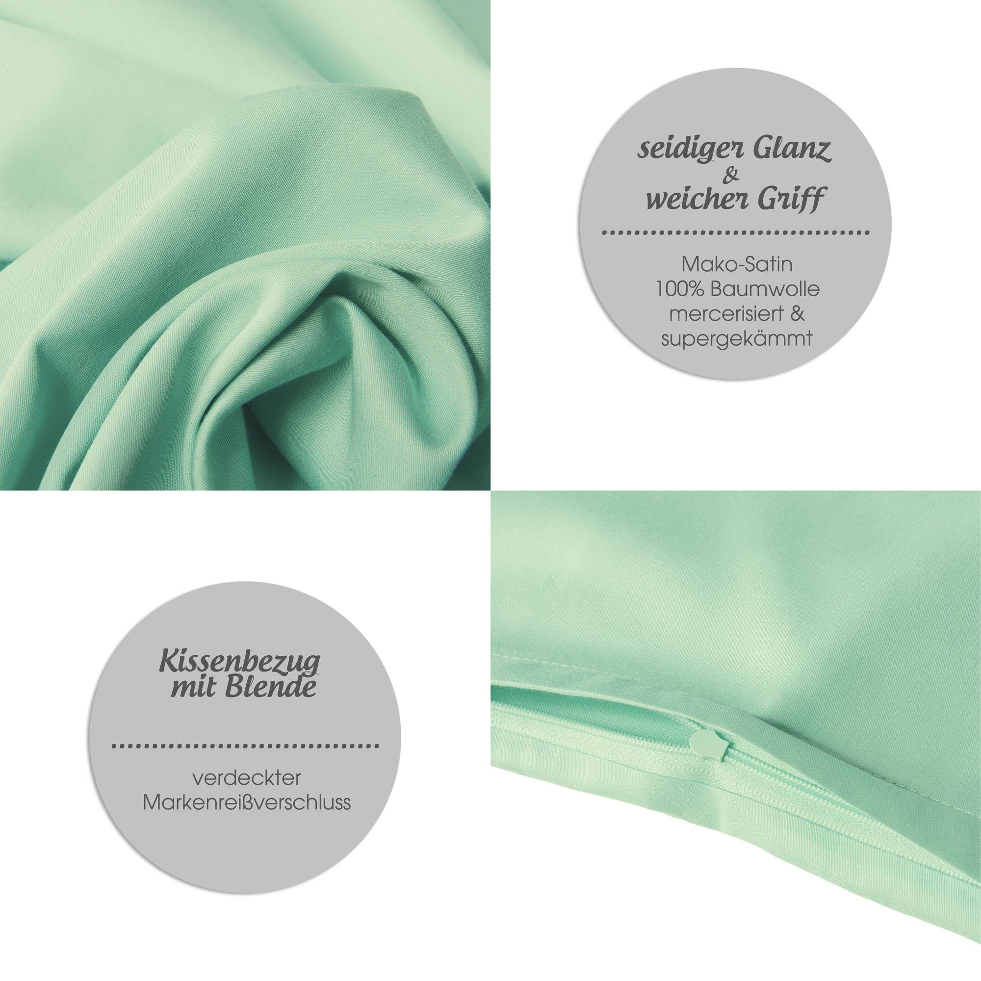 aqua-textil Kissenbezüge Luxury Kissenbezüge Kissenhüllen Mako günstig online kaufen
