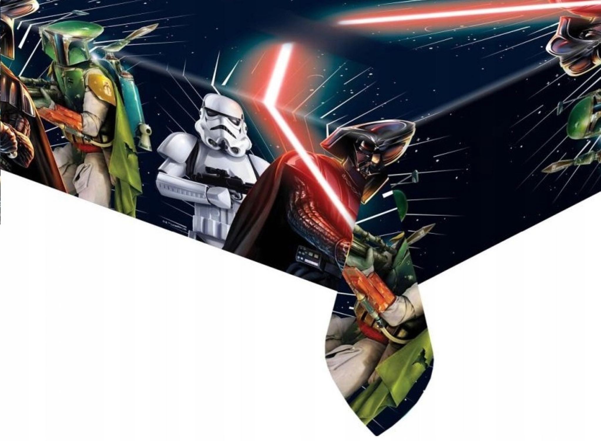 Festivalartikel Tischdecke Star Wars Geburtstagsfolie-Tischdecke 120x180cm – ideal für Fans