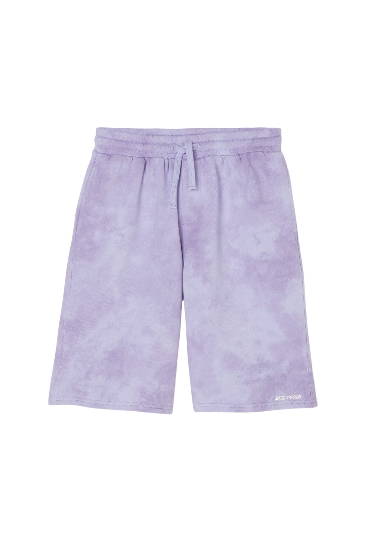 Marc O'Polo Shorts aus hochwertigem Organic Cotton lila