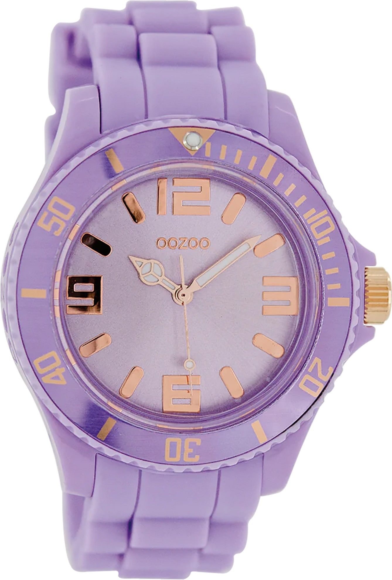 Quarzuhr Oozoo Damen Armbanduhr blau Analog