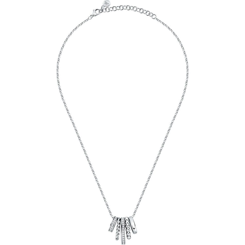 Kette mit Einhänger Modern steel necklace Insieme SAKM75 (chain, pendant)