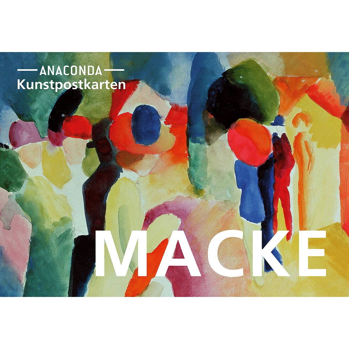 Anaconda Verlag Postkarte Postkarten-Set August Macke.