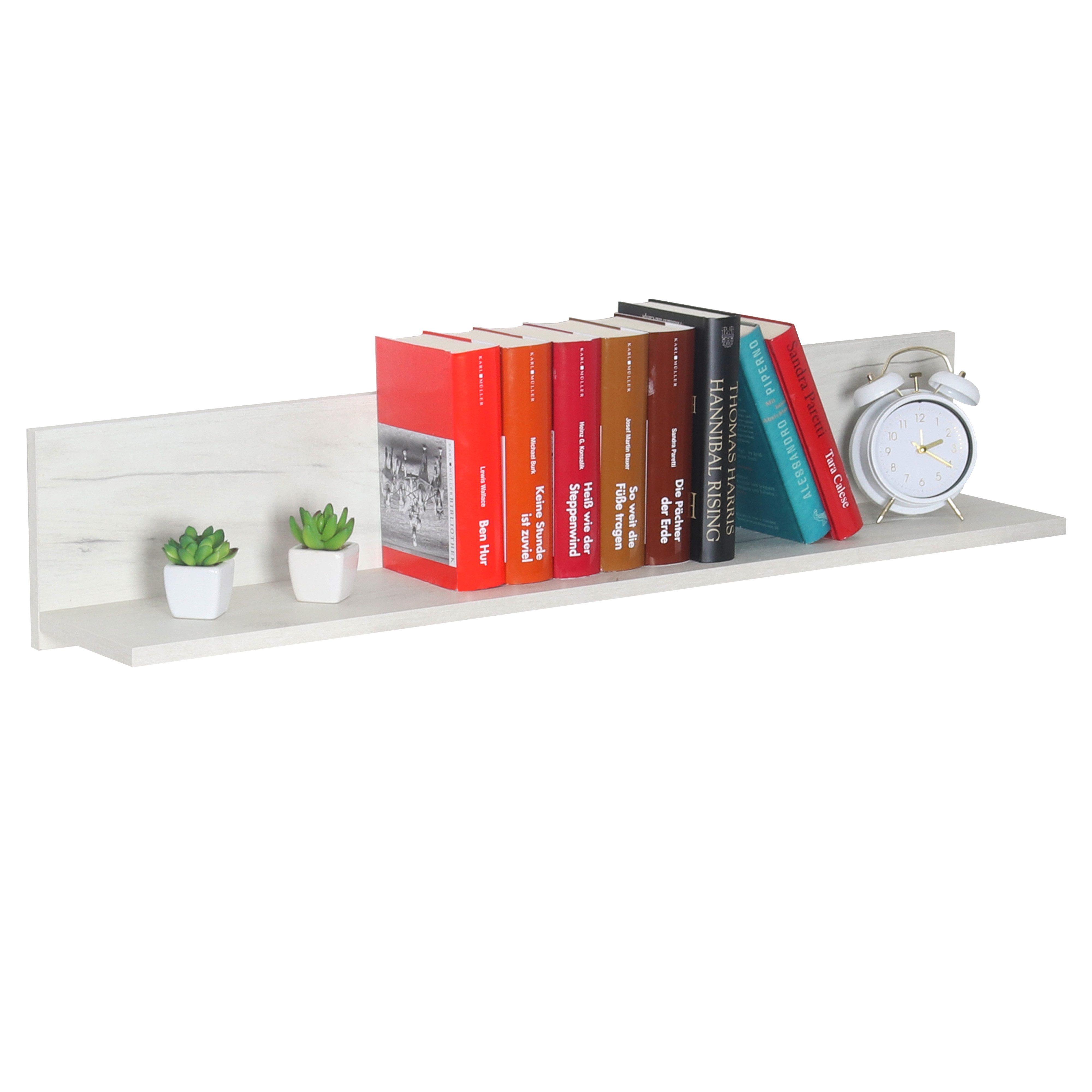 RICOO Wandboard WM052-EP, 1-tlg., schwebendes Wandregal Hängeregal Schweberegal an der Wand. Reduzierter Preis € 39,99. Unverbindliche Preisempfehlung € 59,19