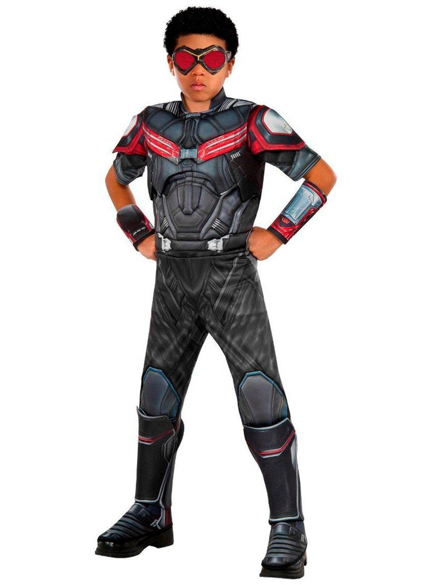 Rubie´s Kostüm Avengers - Falcon Kostüm für Kinder, Hochwertiges Marvel-Kostüm mit Armschienen und Augenmaske