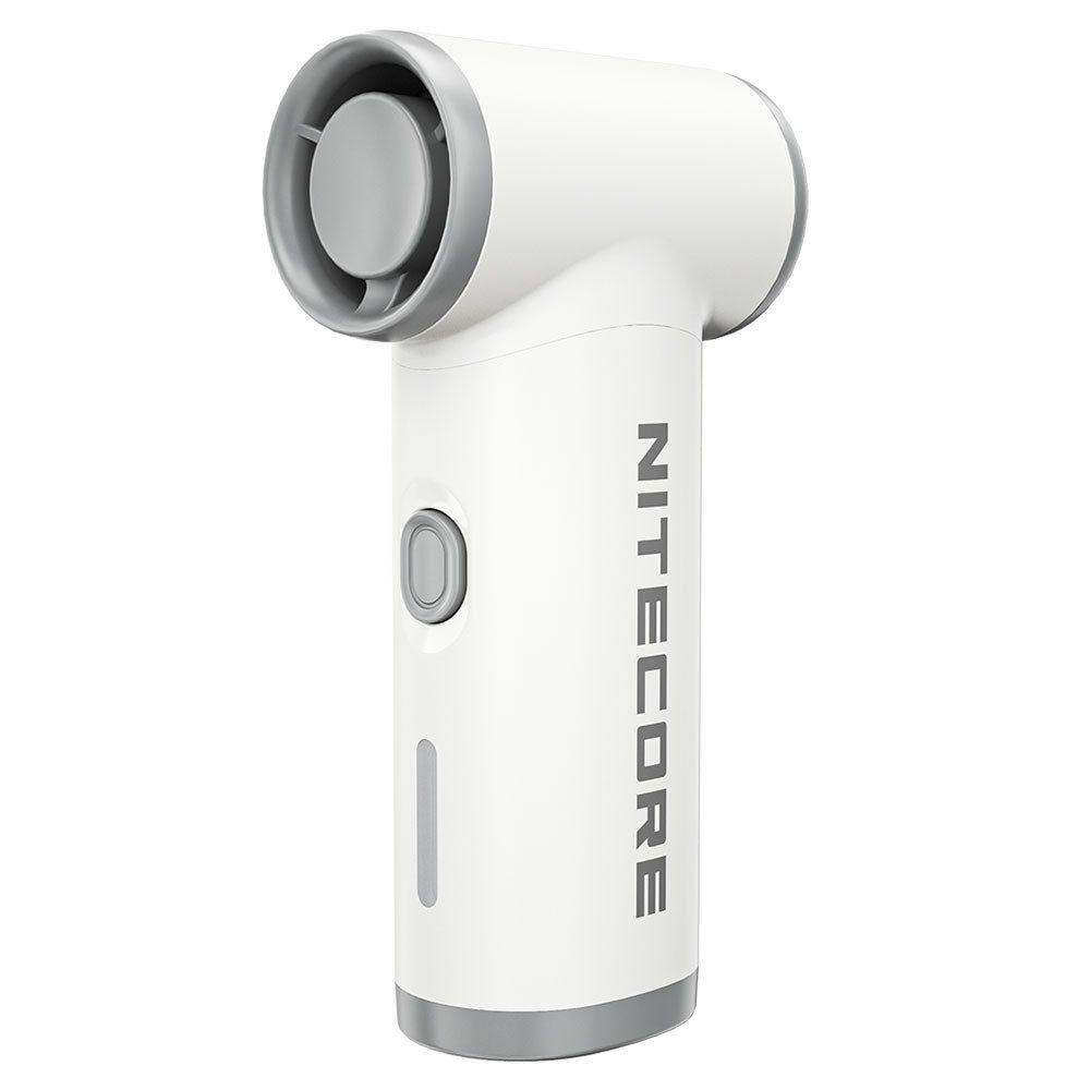 Nitecore Handventilator NEF NANO Mini-Handventilator - Weiß Taschenventilator, starker Luftstrom