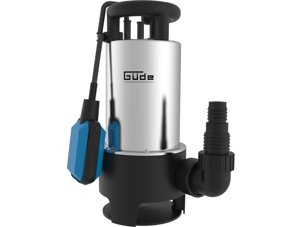 Güde Schmutzwasser-Tauchpumpe GS 1103 PI, 1100 W, 20000 l/h max. Fördermenge, 8 m max. Förderhöhe