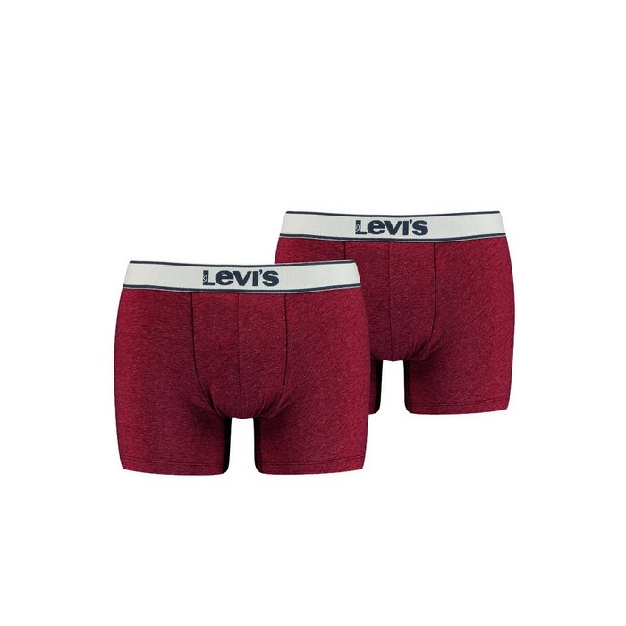 Levi's® Boxershorts LEVIS MEN VINTAGE HEATHER BOXER BRIEF 2er Pack (Set 2-St. 2er-Pack)