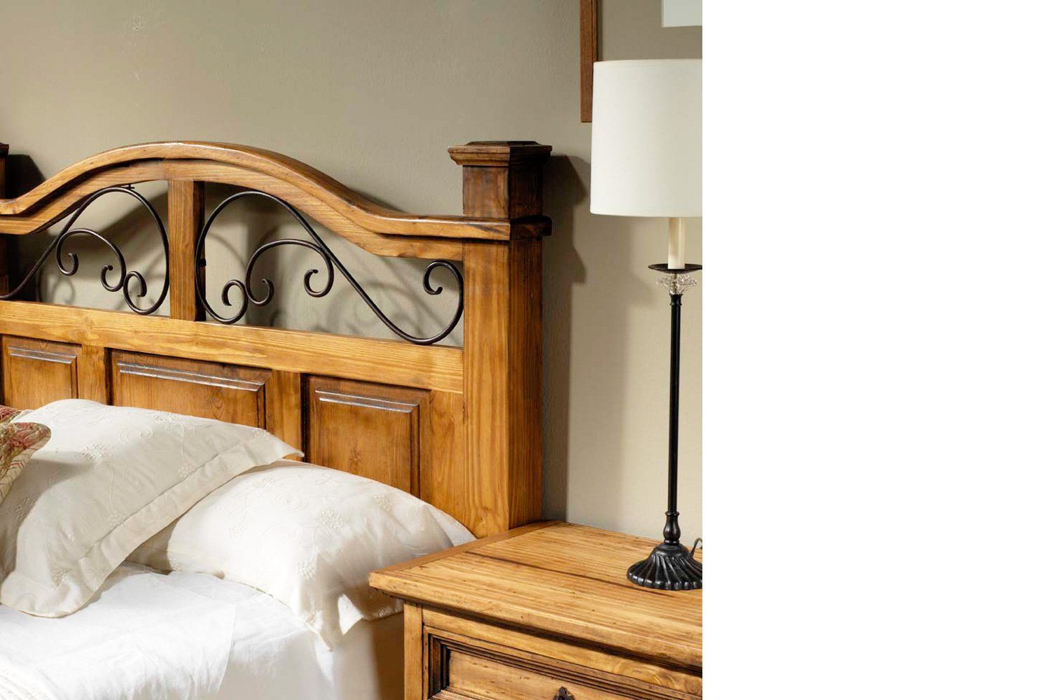 1a Direktimport Massivholzbett Mexico Möbel Holzbett Doppelbett - Pinie Massivholz - Landhausstil