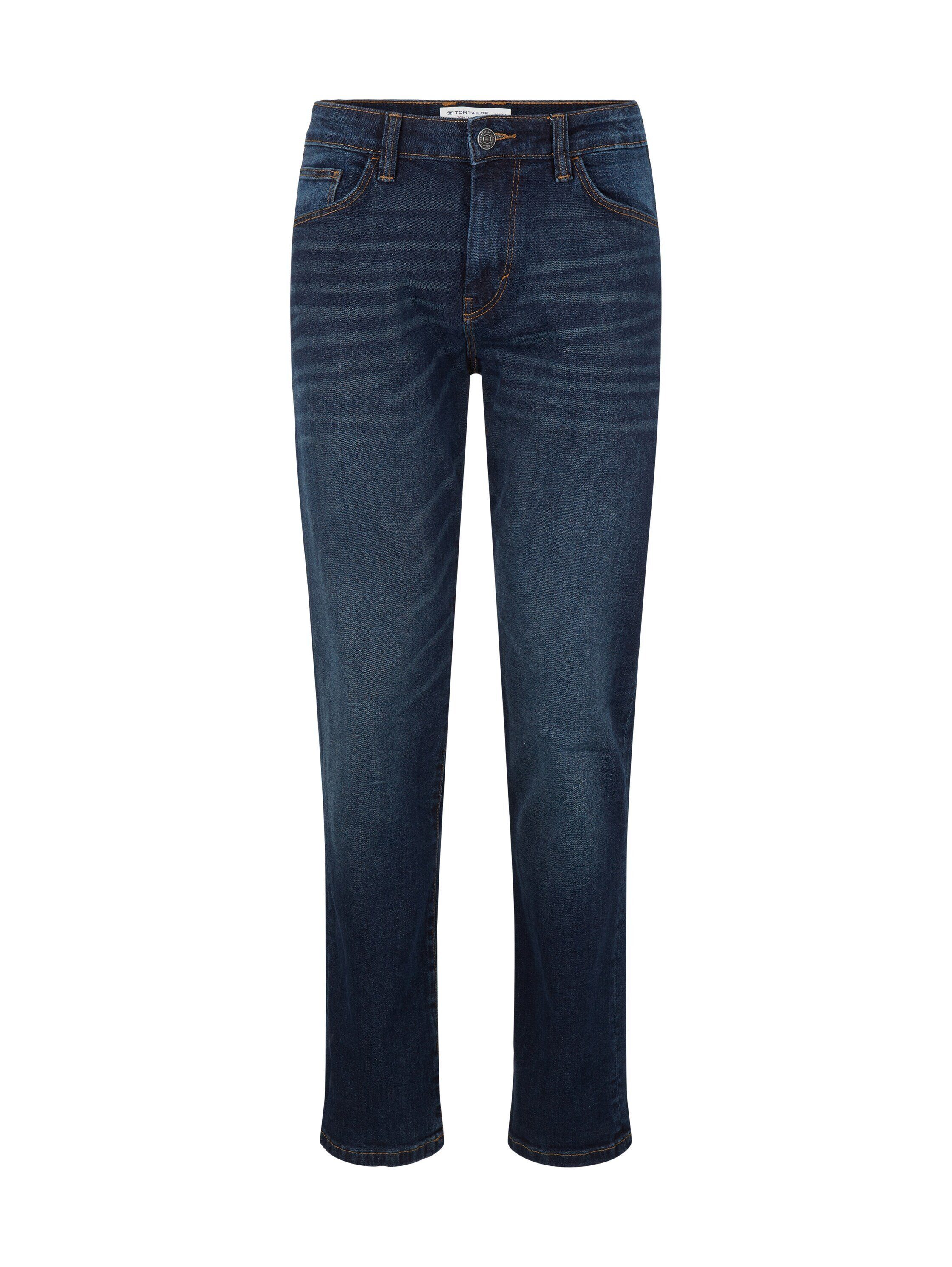 TOM TAILOR 5-Pocket-Jeans Hose Marvin Straight Jeans im Five-Pocket-Design | Straight-Fit Jeans