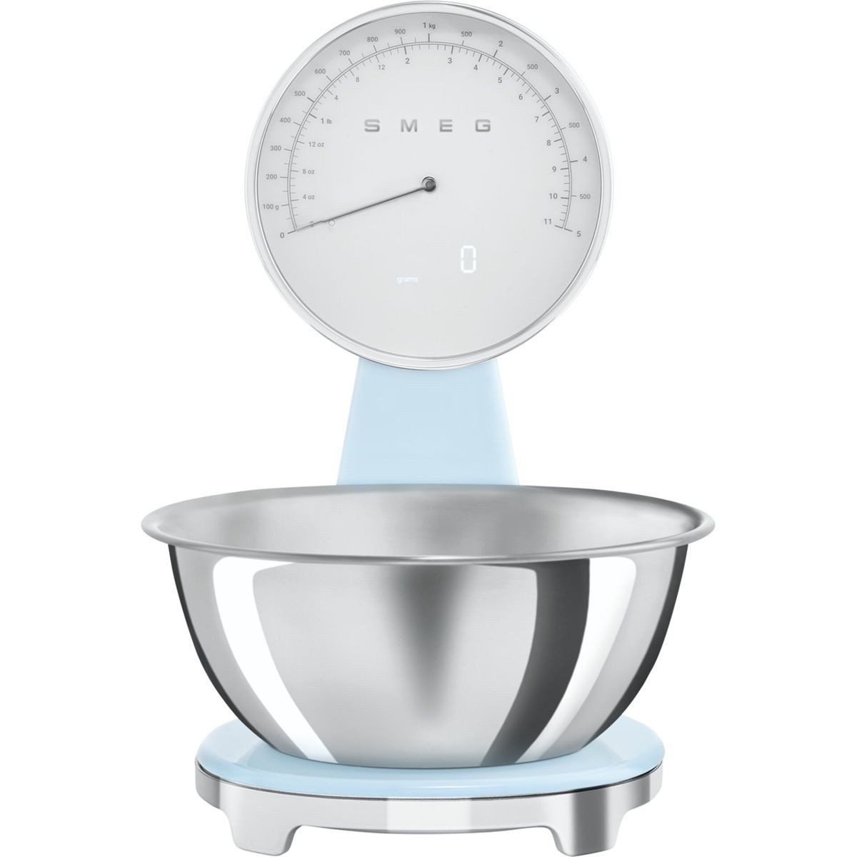 Smeg Küchenwaage KSF01PBWW Portionswaage Pastellblau