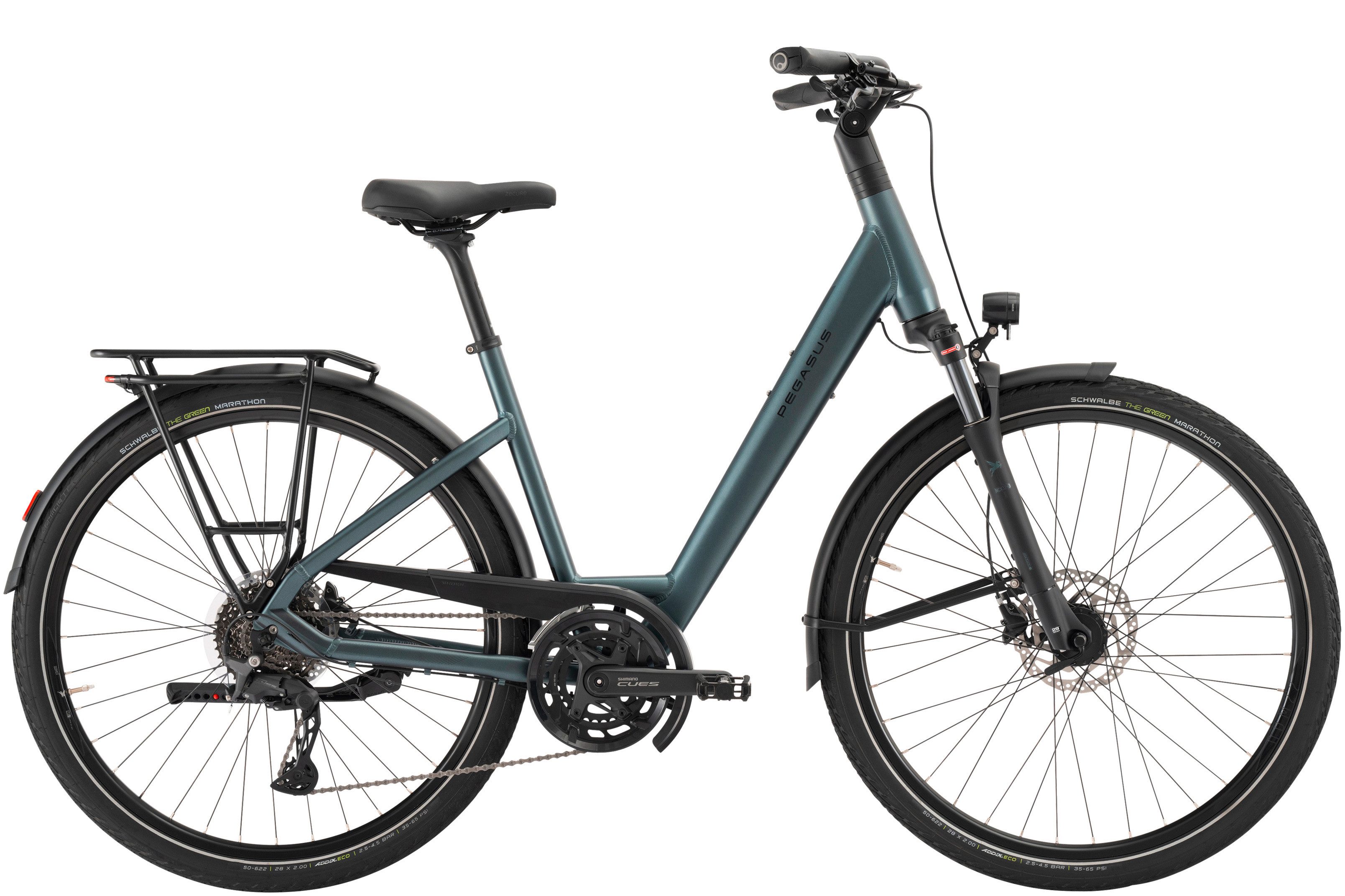 Pegasus Trekkingrad Pegasus Strong SL 20 Damen grün 2026, 20 Gang SHIMANO Cues RD-U6020, Kettenschaltung