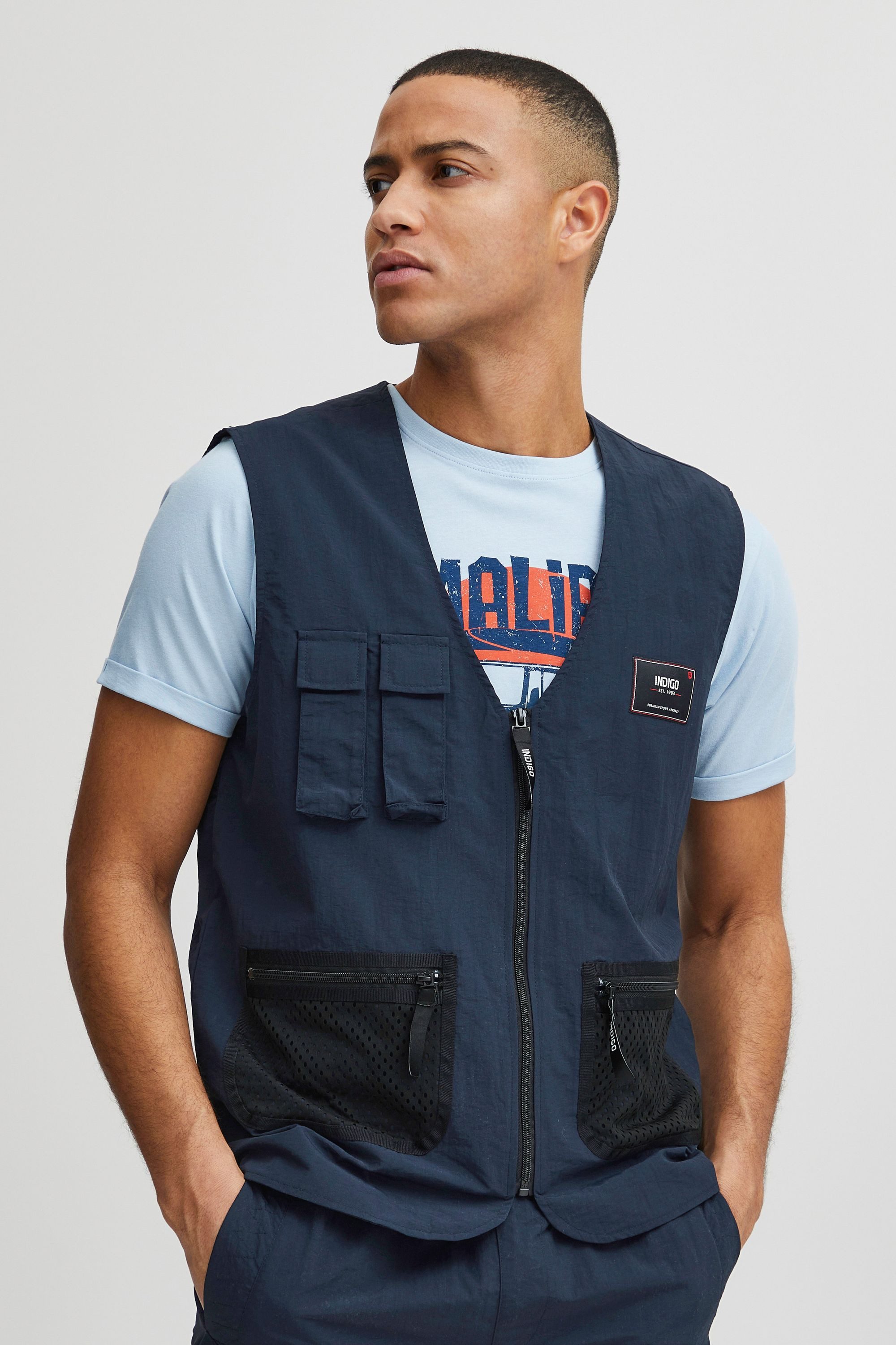 INDICODE Kurzweste IDPiet Modische Jacke