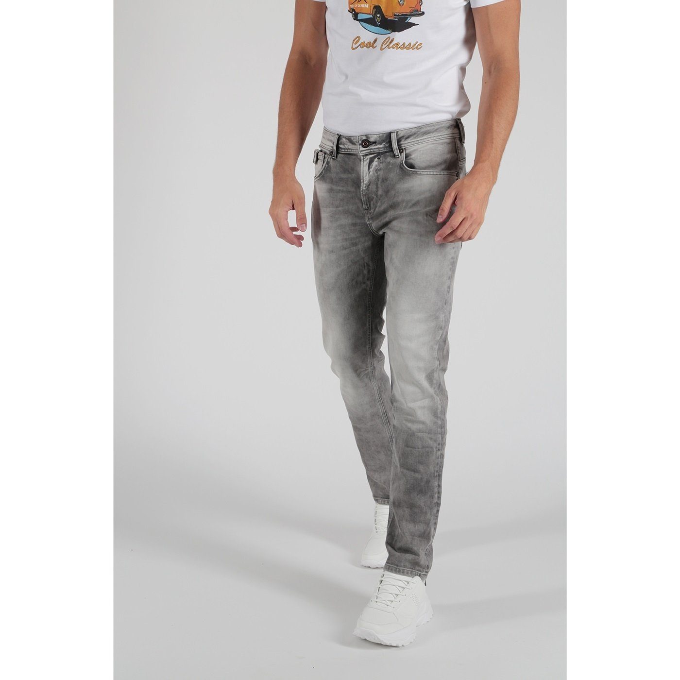 Ricardo Denim Grey Regular-fit-Jeans Indiana 5-Pocket-Style im of Miracle