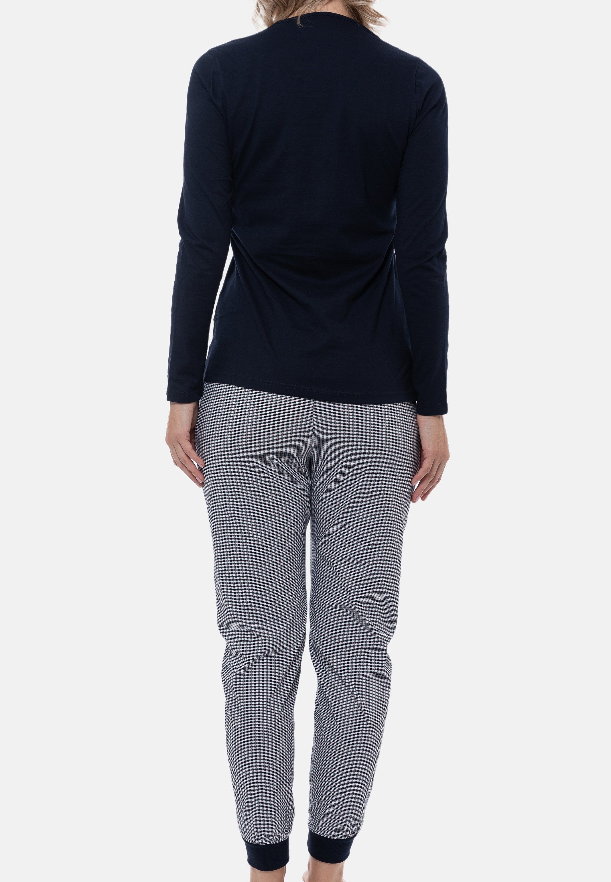 Ammann Pyjama Organic Cotton Baumwolle 2 (Set, tlg) Langarm - Schlafanzug 