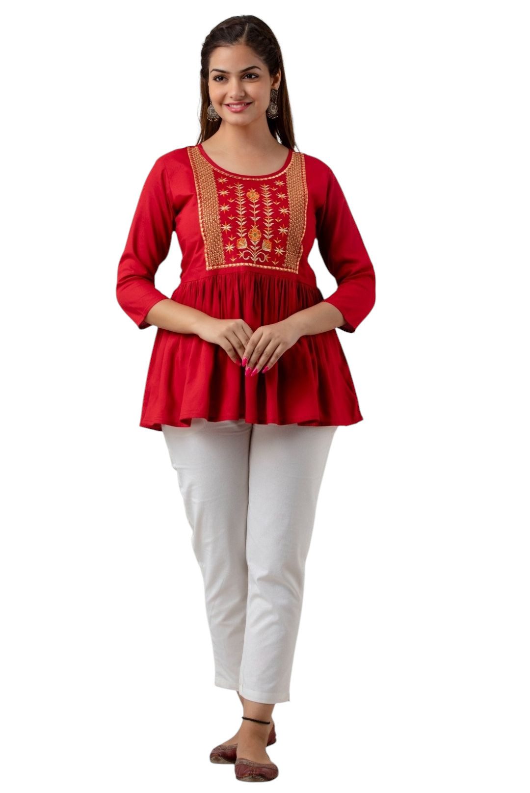 PfauGermany Blusentop Embroiderd günstig online kaufen