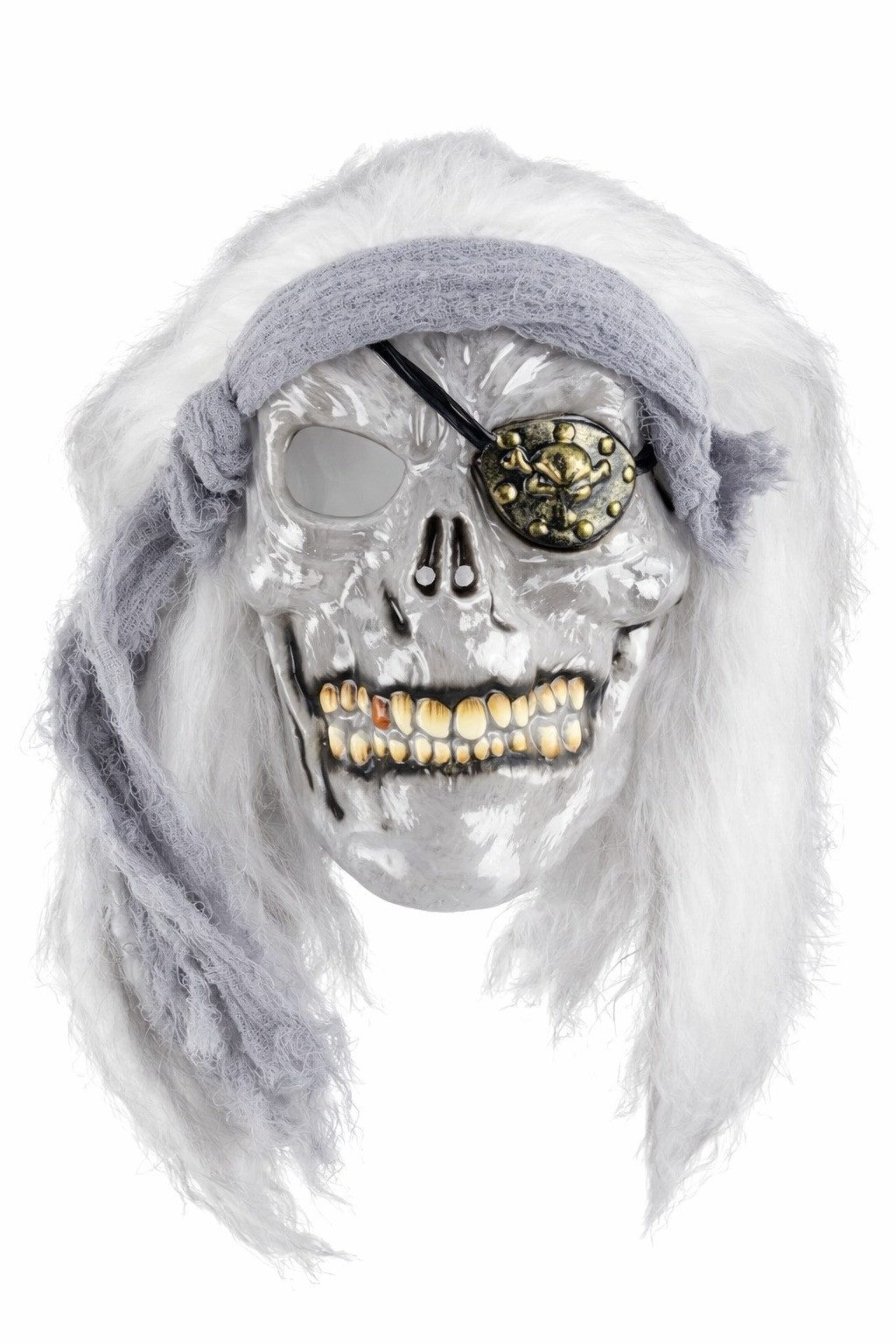 Kaiser24 Verkleidungsmaske Piraten Totenkopf Maske–Horror Halloween Maske für Kostüm.