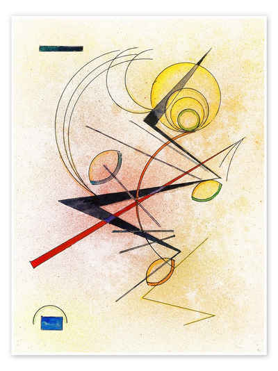 Posterlounge Poster Wassily Kandinsky, Kleines Warm, Malerei