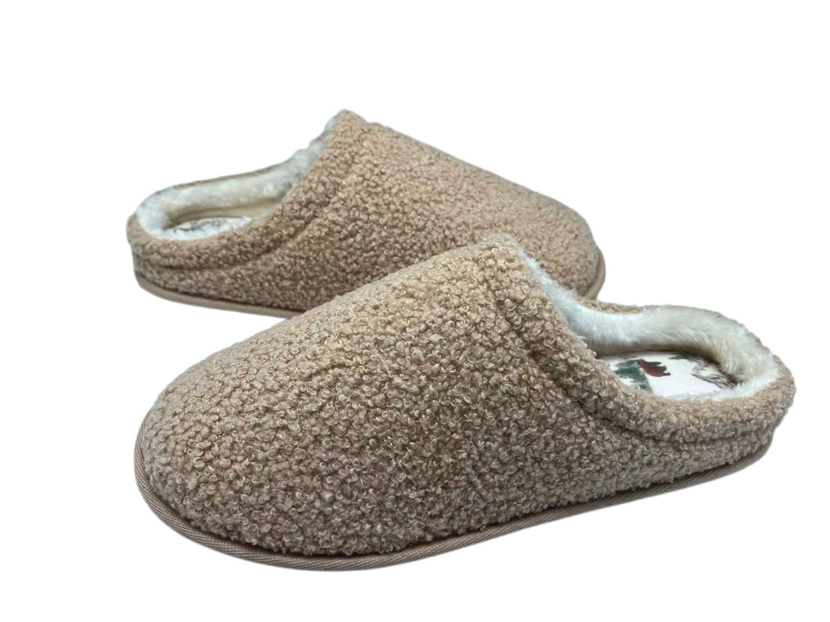 GOOD MOTION Winter Hausschuhe, Pantoffeln, rutschfest Plüsch Hausschuhe