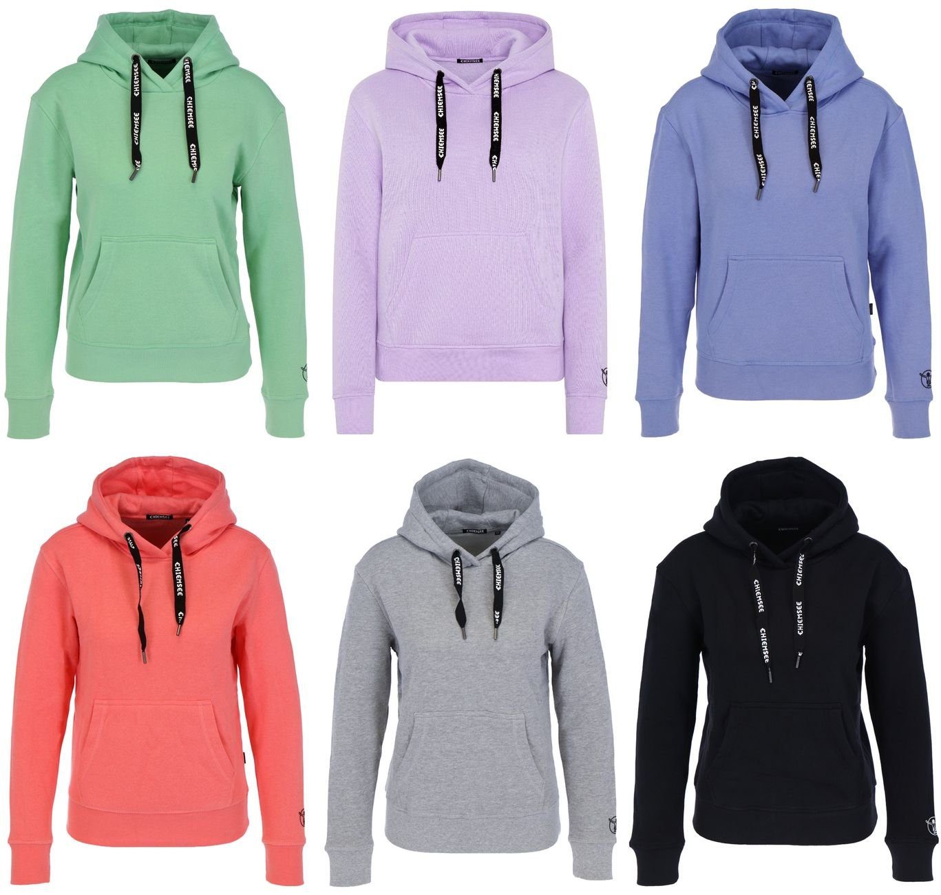 Women Bl Kapuzensweatshirt Deep Chiemsee Comfort 19-3911 Fit (1-tlg) Sweatshirt,