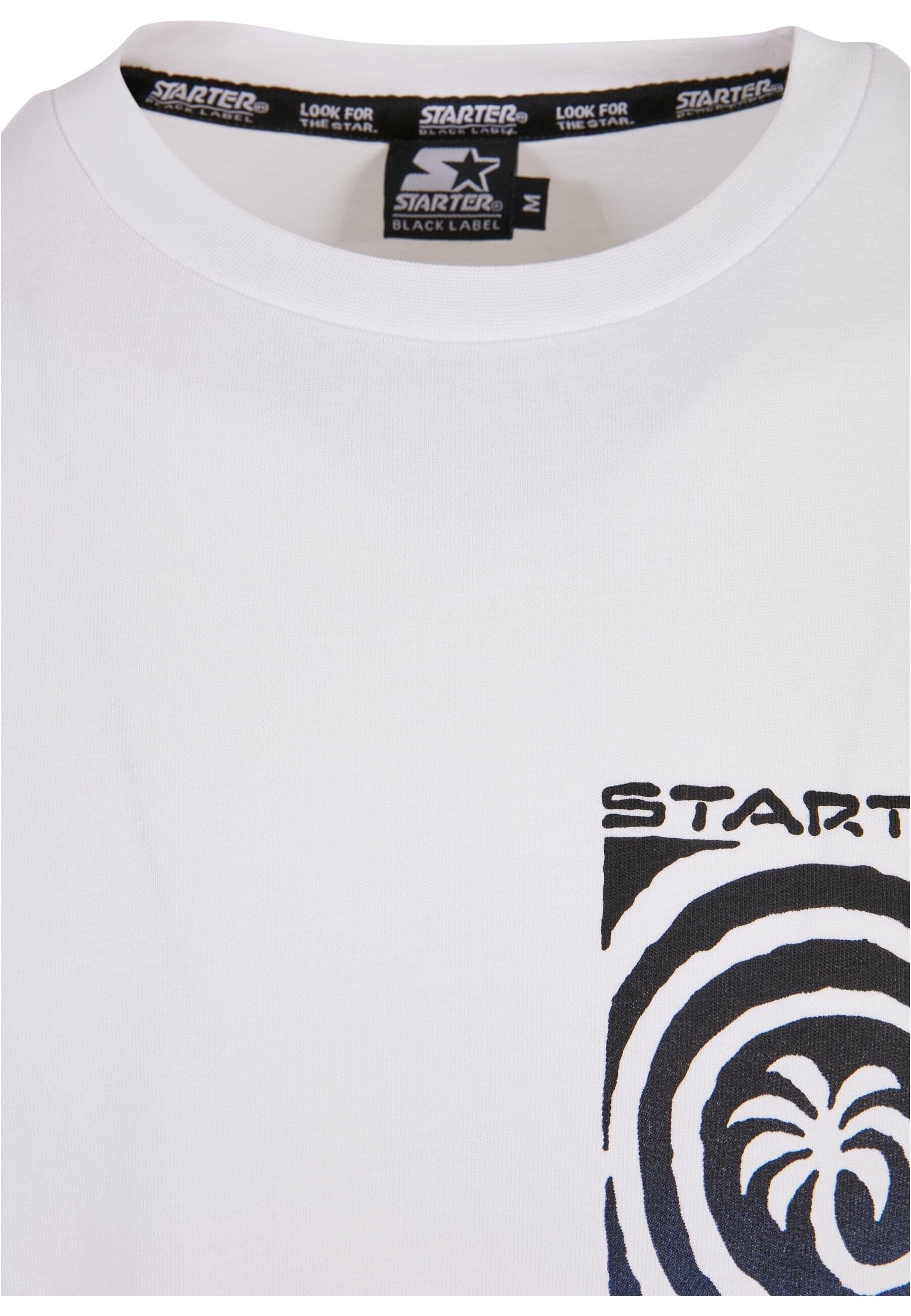 Palm Label T-Shirt (1-tlg) Black white Herren Starter Starter Tee