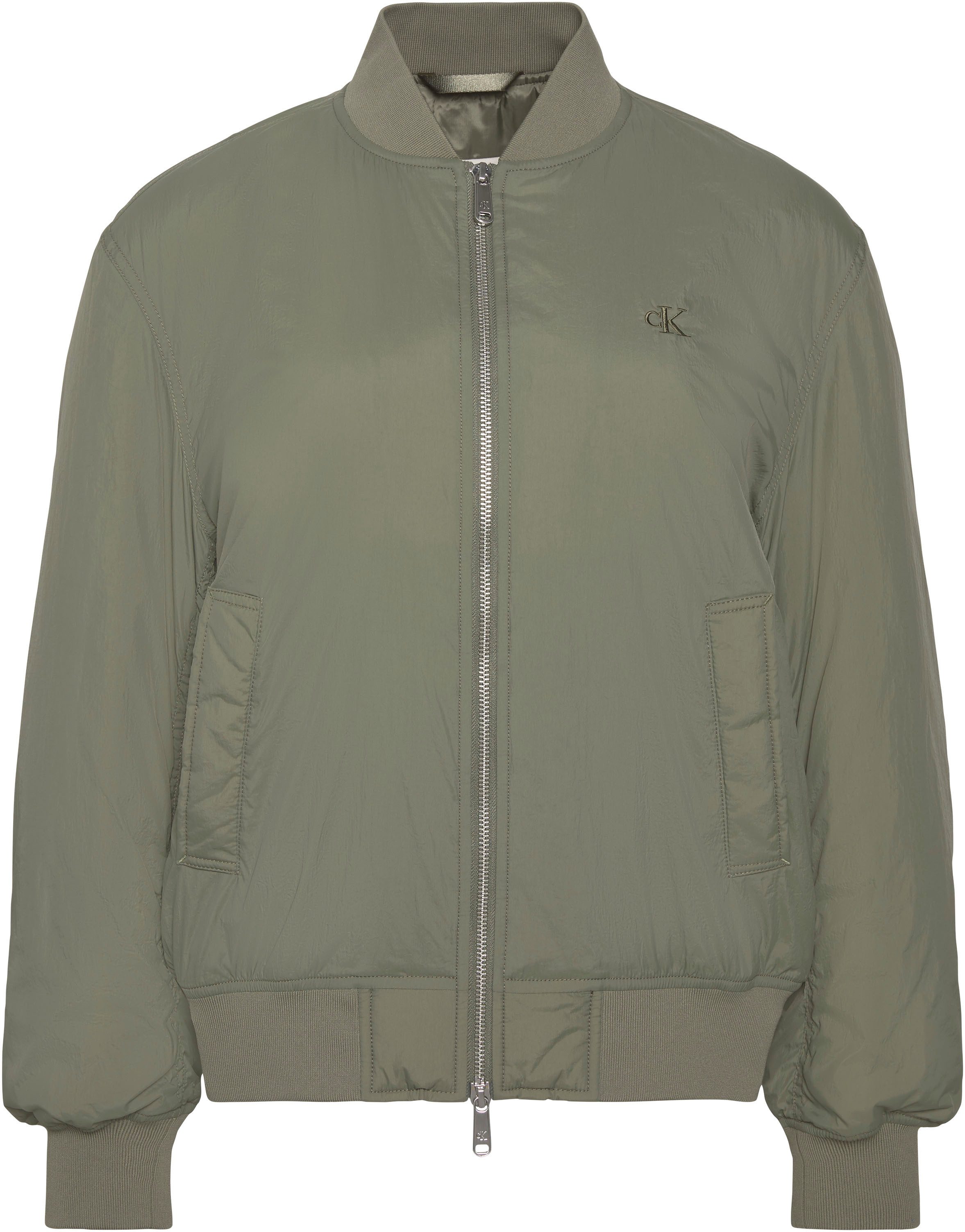Calvin Klein Jeans Bomberjacke Regular fit mit Stehkragen günstig online kaufen