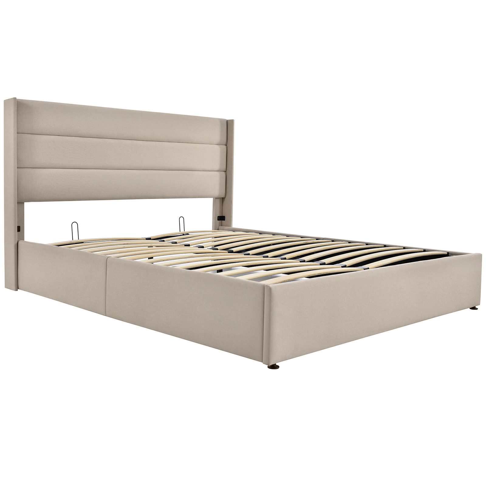 Yorbay Polsterbett Stauraumbett Polsterbett Hydraulisch Doppelbett 140x200 günstig online kaufen