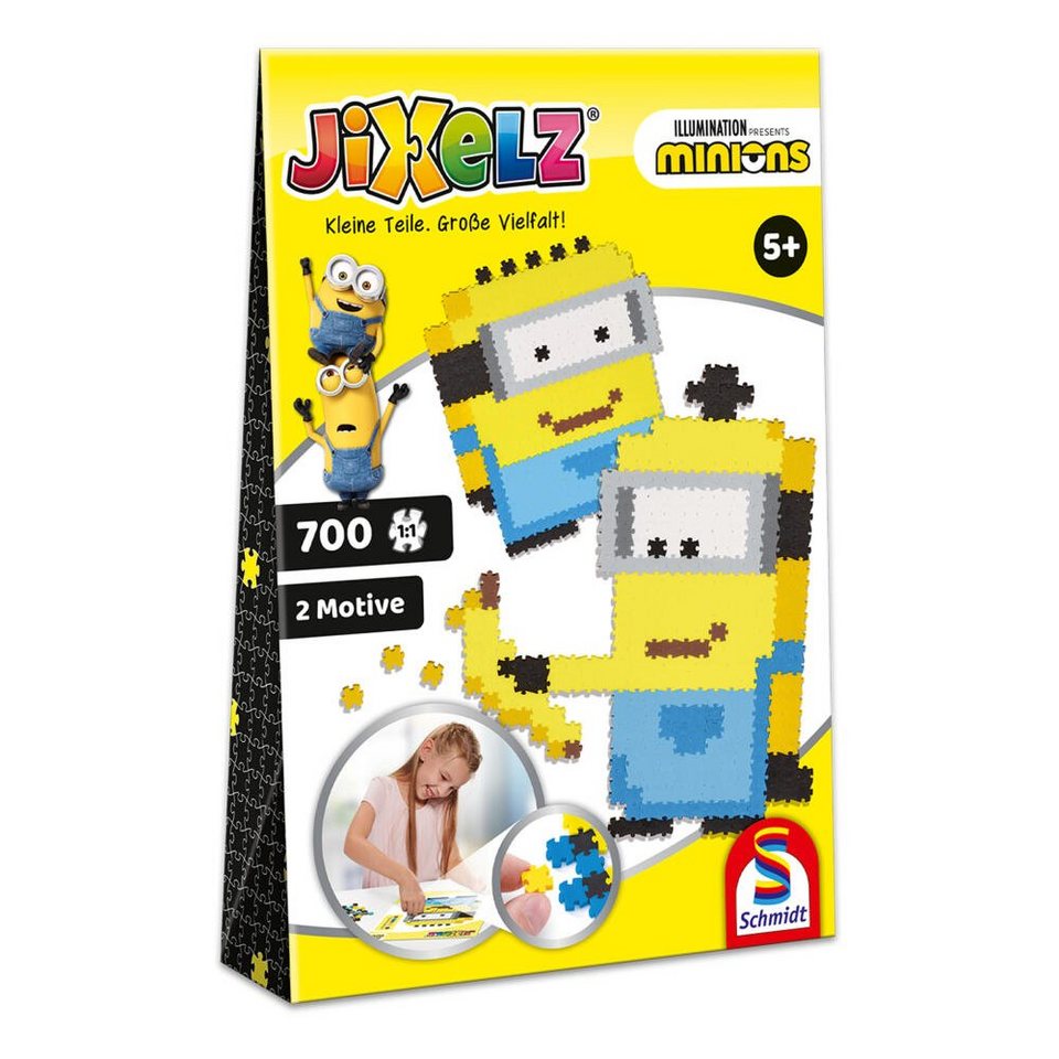 Jixels Puzzles Schmidt Spiele Puzzle Jixels Minions 700 Teile, 700 Puzzleteile, Jedes ...