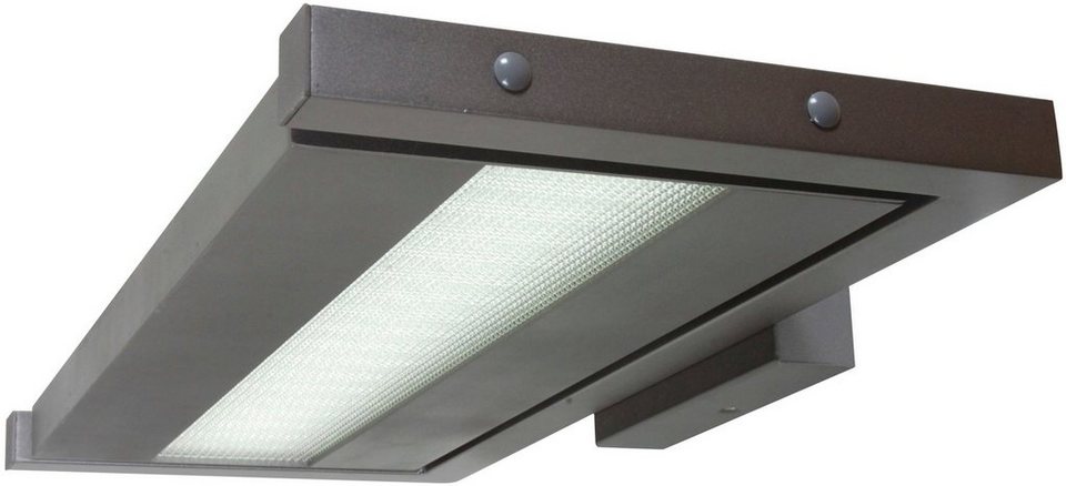 näve LED Wandleuchte Bennet, LED fest integriert, Neutralweiß,  Büro/Arbeitszimmer Aluguss grau Licht direkt/indirekt schwenkbar