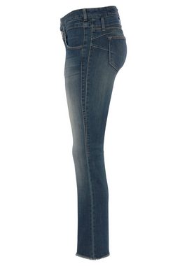 Herrlicher Slim-fit-Jeans BABY Cropped Denim Powerstretch in 7/8 Länge