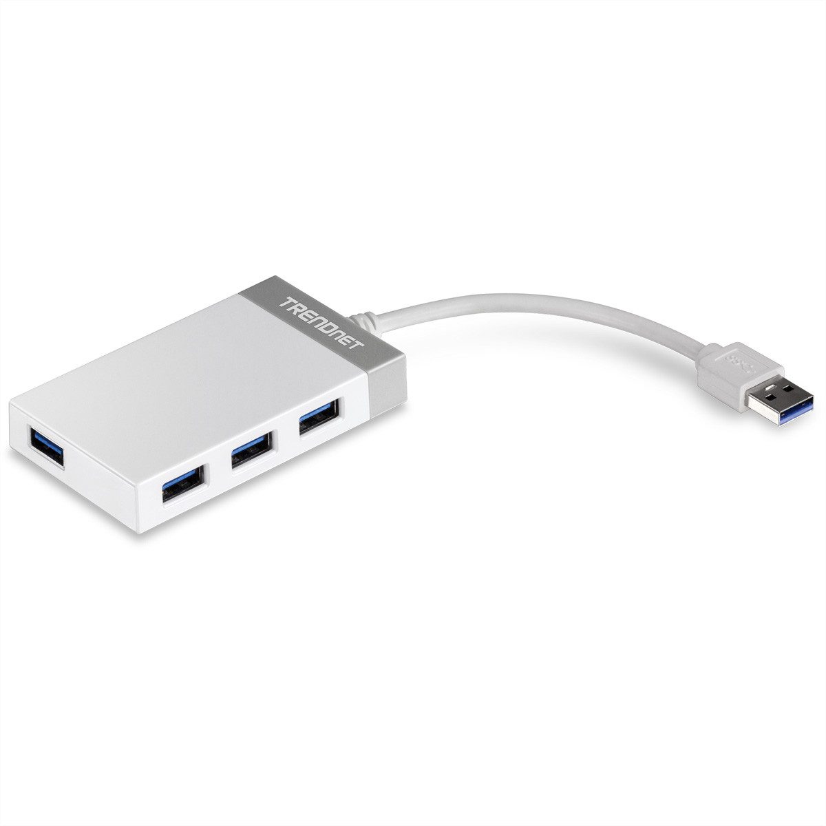 Trendnet TU3-H4E 4-Port USB 3.0 Mini Hub Computer-Adapter USB 3 Typ A Männlich (Stecker) zu USB 3 Typ A Weiblich (Buchse), 14.000000000000002 cm