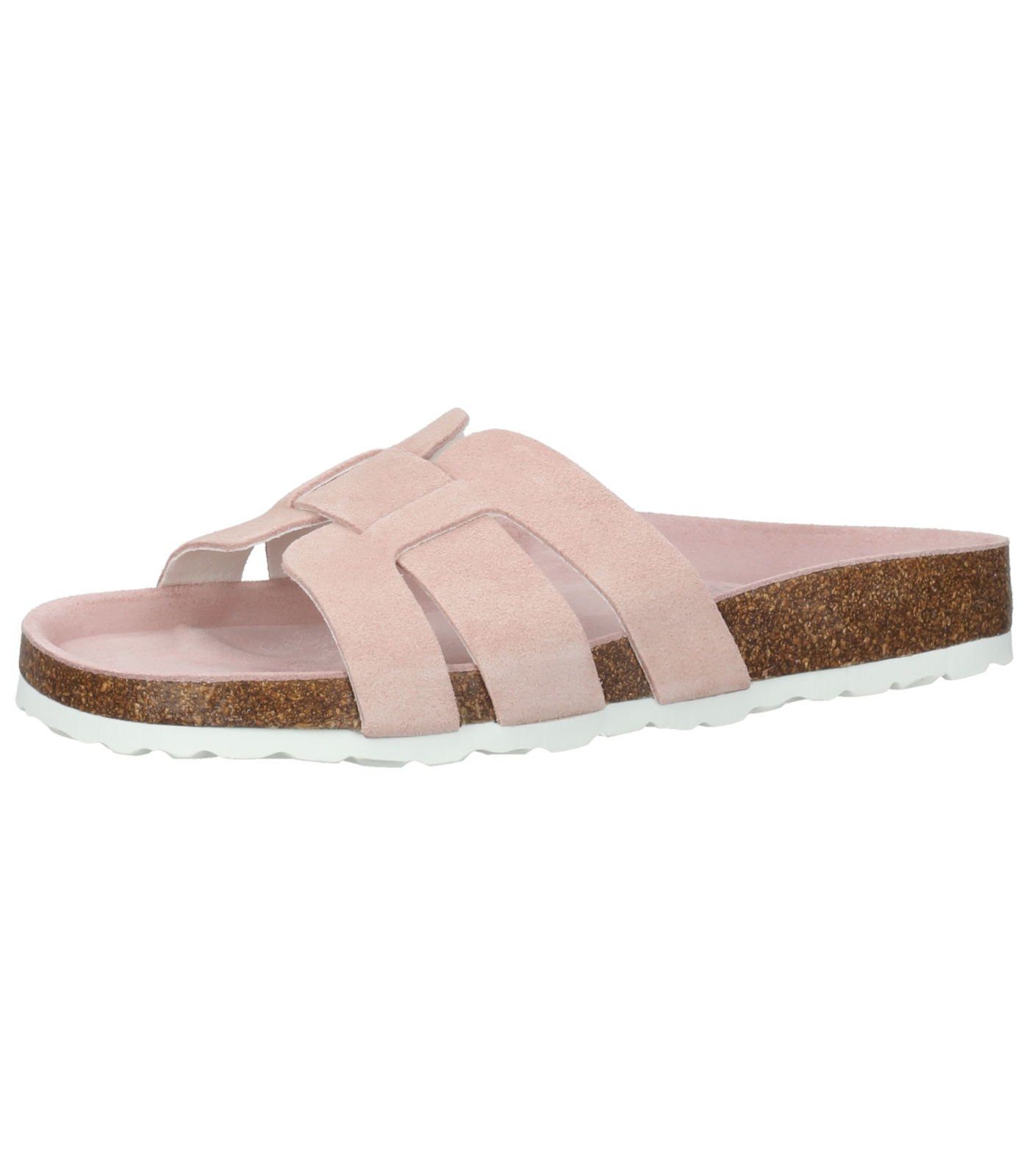 Bullboxer Pantoletten Rosa Leder Pantolette