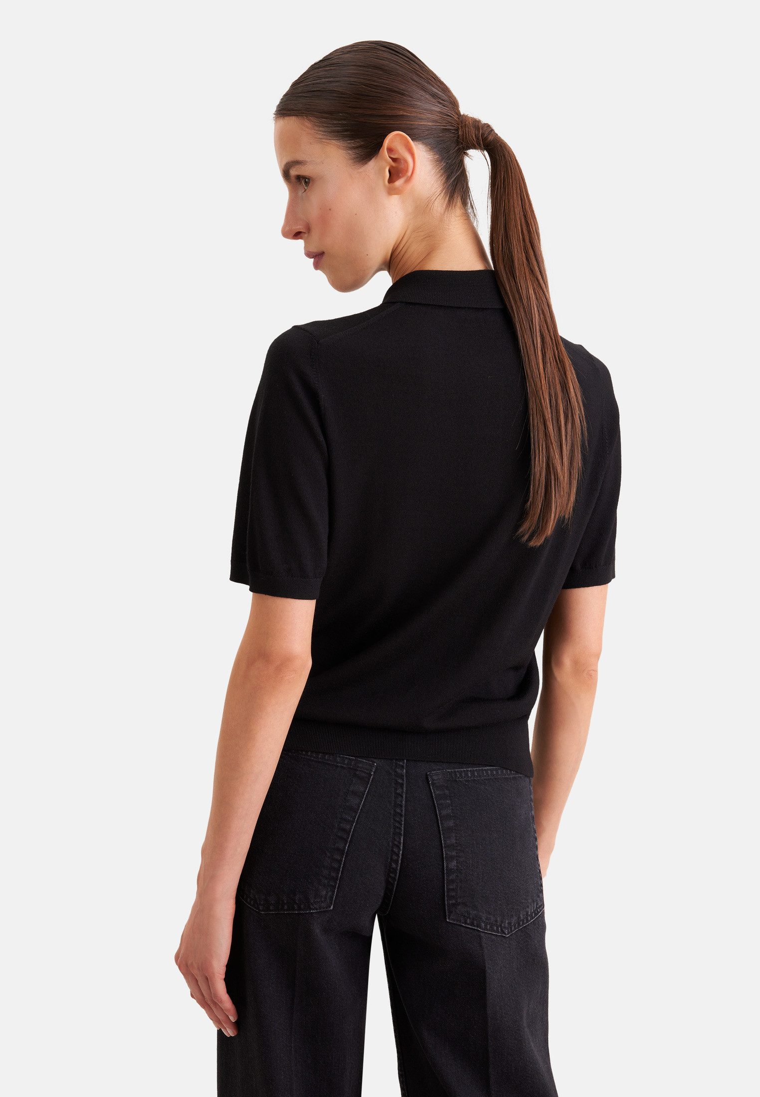seidensticker Strickpullover Polo Uni