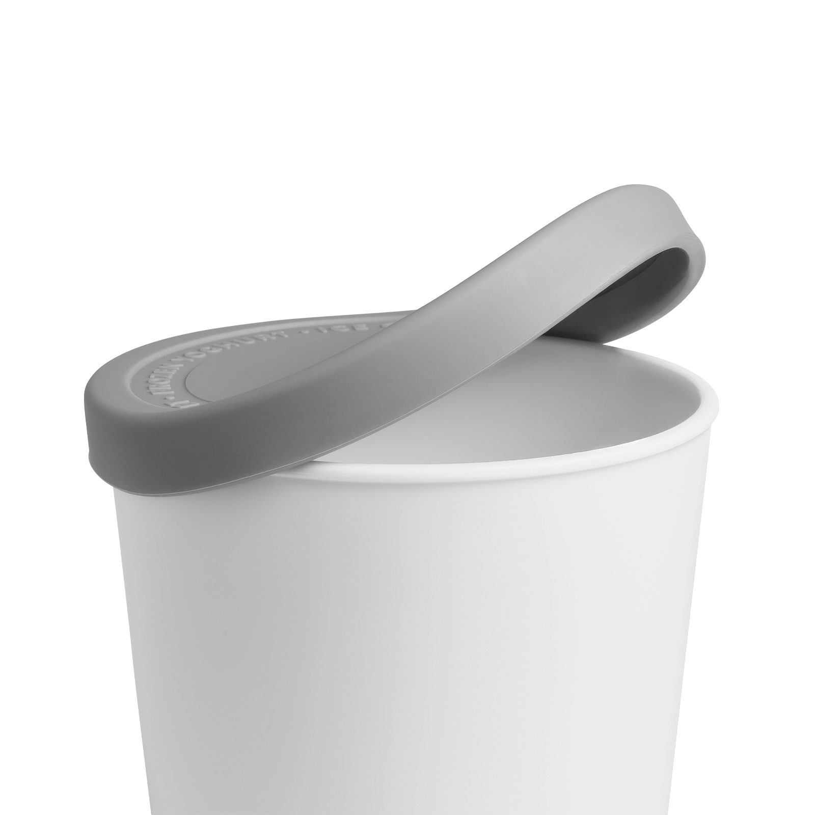 Springlane Thermobehälter für Speiseeis, verschiedene Variationen, Kunststoff, 2er-Set Grau, 1 Liter, doppelwandig