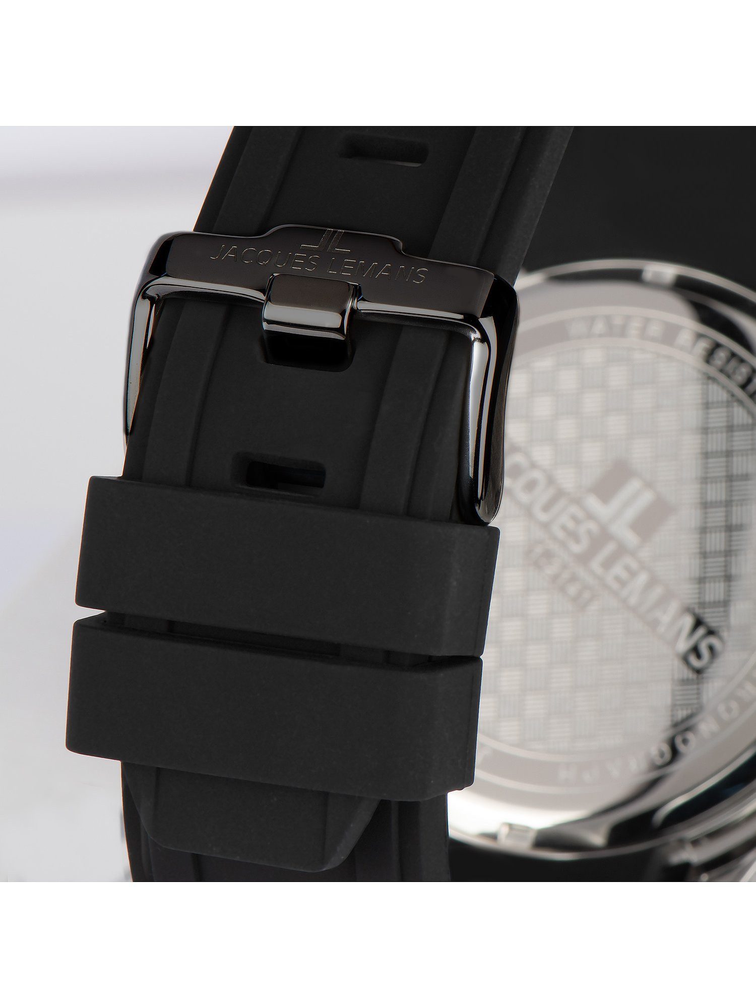 Jacques Lemans Chronograph Jacques Lemans Herren-Uhren Analog Quarz, Klassikuhr