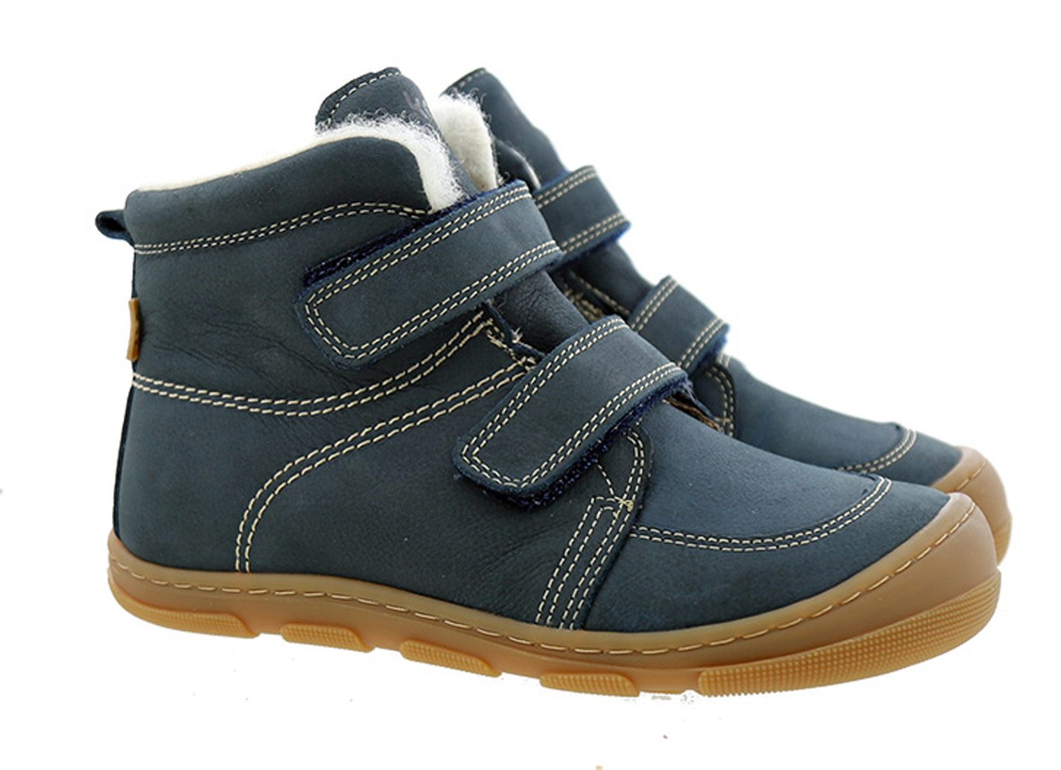 KOEL Koel Stiefel Barfußschuhe Barefoot Kasi Tex Leder Wolle Schnürstiefelette