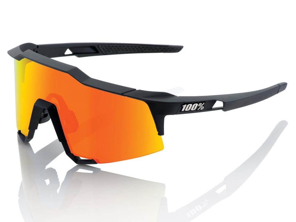 100% Sportbrille 100% Speedcraft - HiPER Mirror Lens unis Soft Tact Black - High-Perfor