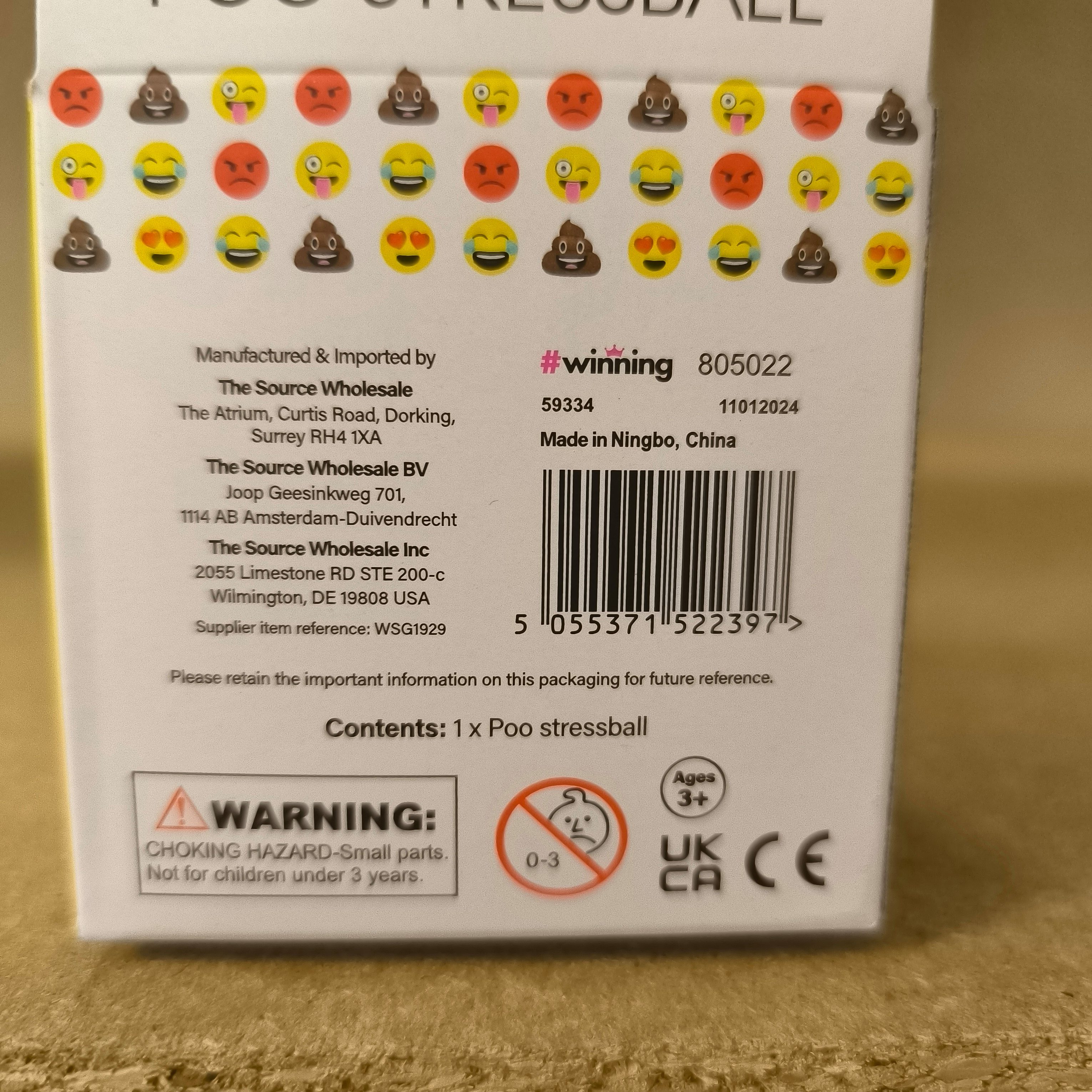 The Source Spielball Kackhaufen Stressball
