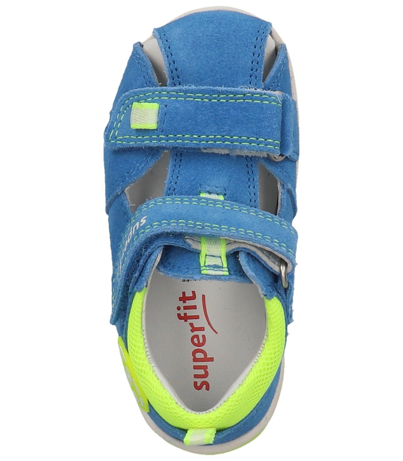 Trekkingsandale (Blau/Gelb) Superfit (20401455) Sandalen Veloursleder/Textil Blau